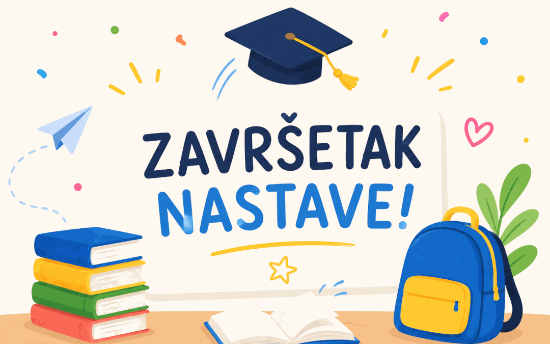 Obavijest o završetku nastave